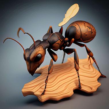 3D model Camponotus albosparsus (STL)